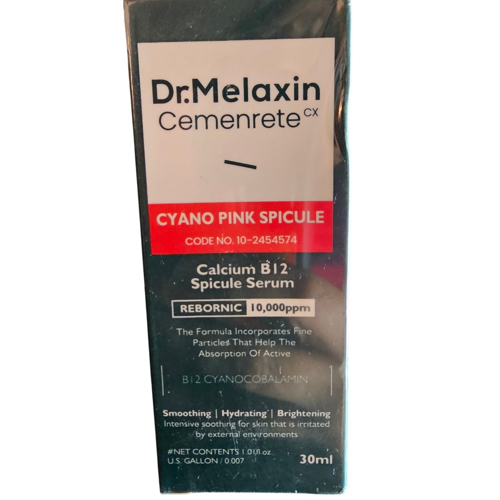 Dr.Melaxin Cemenrete CX Cyano Pink Spicule Serum 30ml Calcium B12 REBORNIC